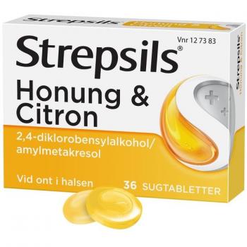 Strepsils Sugtablett Honung och Citron 36-pack