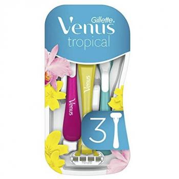 Venus Tropical: Kit de 3 maquinillas desechables de afeitado