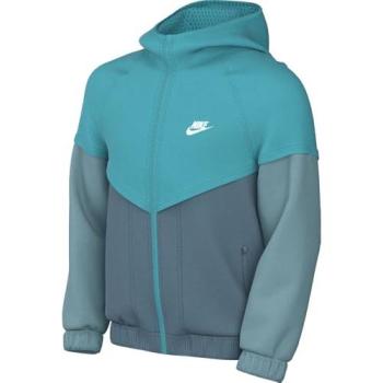 Blouson Manteau Nike Repellent Windrunner Enfant Vert 147-158 cm