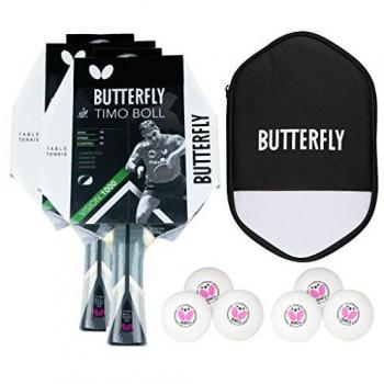 Butterfly Timo Boll Vision 1000 Doppelpaket mit Schutzhülle und Ballset