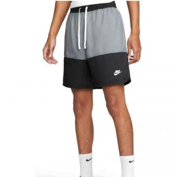 Pantaloni Corti Nike Sport Essential Uomo Woven Nero / Grigio Fumo / Bianco L