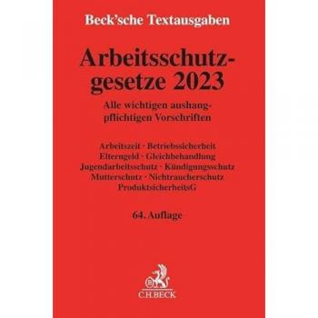 Arbeitsschutzgesetze 2023