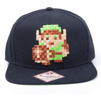 NINTENDO Link 8bit Zelda Snapback Cap, Black, One size