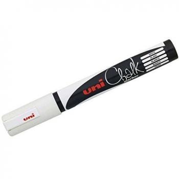 UNI CHALK MARKER RETOLADOR GUIX LIQUID BLANC PWE-5M