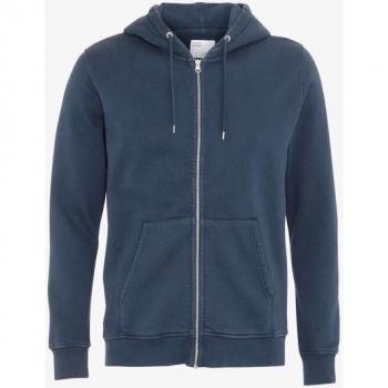 Giacca con cappuccio Colorful Standard Blu Petrol