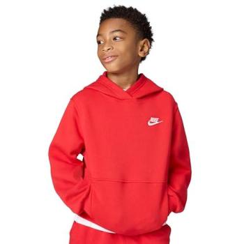 Nike University Red Kids Hoodie – 8-20 Fleece Club (M)
