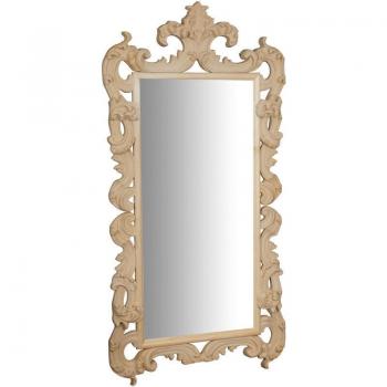 Handcrafted Italian Wood Wall Decor Mirror