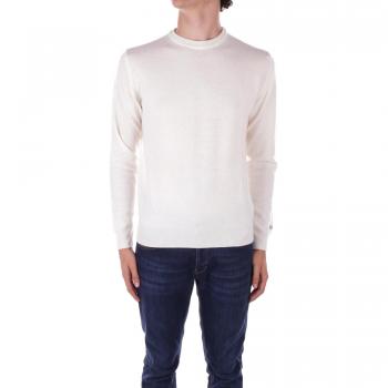 Woolrich Men's Yellow Cream Knitwear