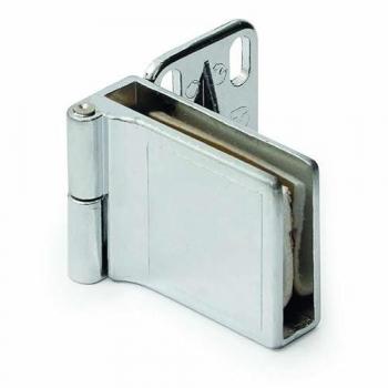 Hagra Bisagra de Cristal para Puertas Interiores RAL 9006