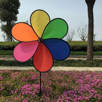 Rainbow Flower Garden Spinner