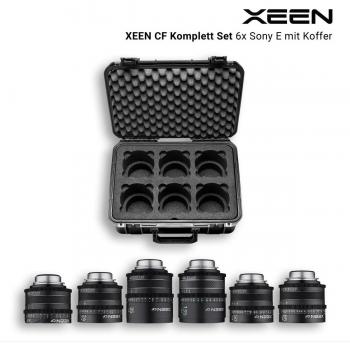 Xeen CF Komplettset kompatibel mit Sony E – bestehend aus 6 Objektiven und 1 Objektivkoffer