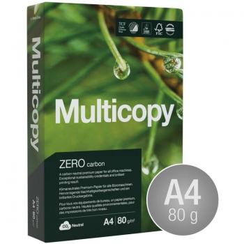 Feuilles de papier multicopy zéro 80 g, format A4, blanc – 500 pièces