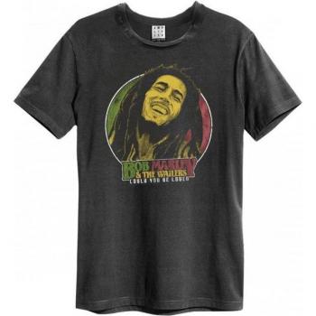 Amplified Unisex T-shirt Bob Marley Will You Be Loved Charbon de Bois