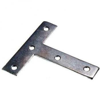 T Repair Mending Plate Zinc Plated 75mm x 16mm x 1.5mm 5mm Hole (Pack of 200)