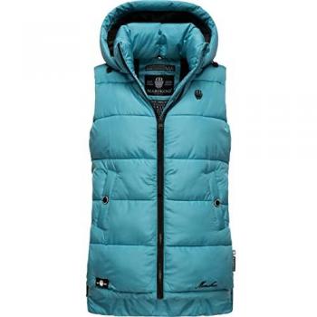 MARIKOO Zarinaa – Gilet in Turchese e Nero