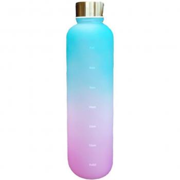 Flacon à eau 1 litre pour sport extérieur, coloré progressif