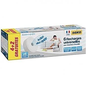 Lot de 6 recharges (4+2 gratuits) – 500gr universel compatible toutes marques neutre