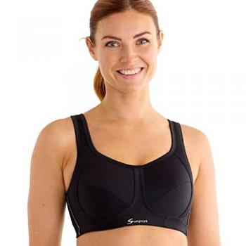 Swegmark Ultimate Extreme Sport-BH für Damen in Schwarz, Größe G 95