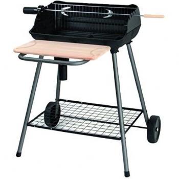 Barbecue sur chariot en bois Bergamo