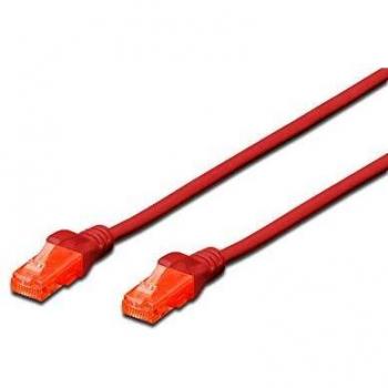 Cavo patch DIGITUS CAT 6 U-UTP 1m rosso