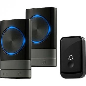 Smart Doorbell Wireless with 45 Music Choices and 4 Volume Levels, IP44 Waterproof