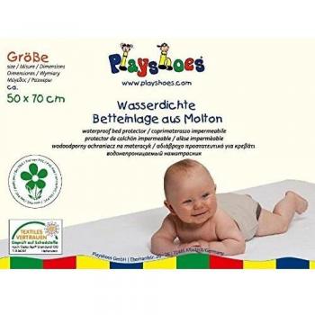 Playshoes Molton Betteinlage atmungsaktiv 50 x 70 cm