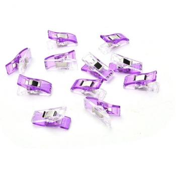 20pcs Small Plastic Clips for Crafting and Quilting