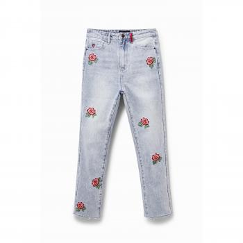 Shortjeans floreali dritti