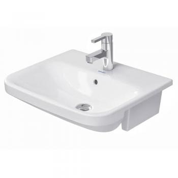 Duravit DuraStyle Waschtisch 55 cm, Einbau von oben, Halbeinbau, weiß