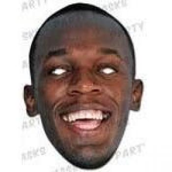 Usain Bolt Caretas de Papel – Kit 10 Unidades