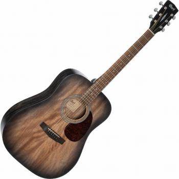 Guitare Acoustique Cort Earth 60 M, Noir Dégradé, Série Earth