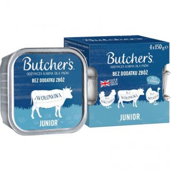 Pack Ahorro Butcher’s Original Junior 24x150g Junior Mix Pollo Vacuno Pavo