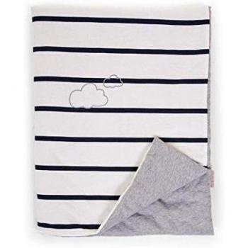 Couverture en jersey 80x100 Marin