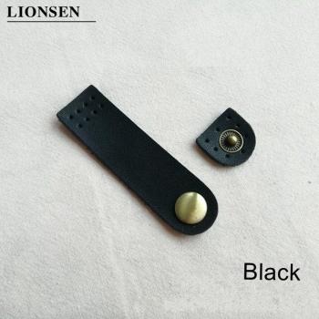 Lionsen-Bolso de Cierre de Cuero para Notebook