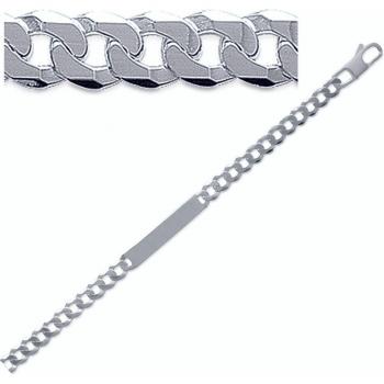 Bracciale Argento Identità – 21 cm, 7 mm in argento (Les Trésors De Lily)
