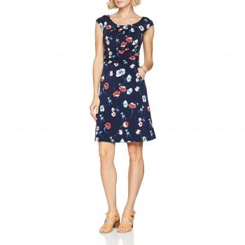 More & More Damen Kleid, Mehrfarbig (Light Marine Multicolor 3372), 34