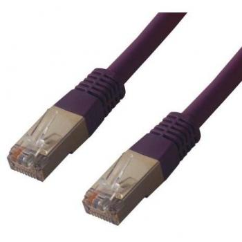 MCL Cable RJ45 Cat6 5.0 m Púrpura