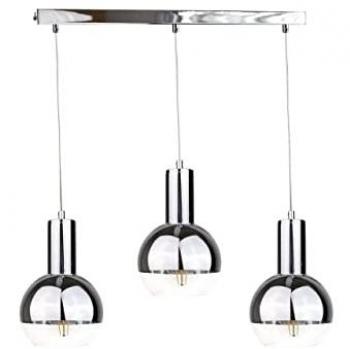 Ice Bar Ceiling Light Silver, 60cm, 3x E27