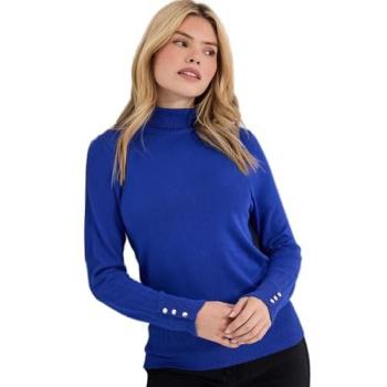 Dorothy Perkins Cobalt Roll Neck Blazer – Size M