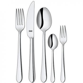 Silit Besteckset Midi, 30 Teile, Monobloc-Messer, spülmaschinenfest
