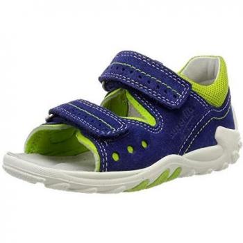 Superfit Baby Jungen Flow Sandalen, Blau
