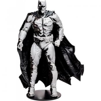 Figurine Black Adam Batman Line Art Variant avec Comic 18 cm