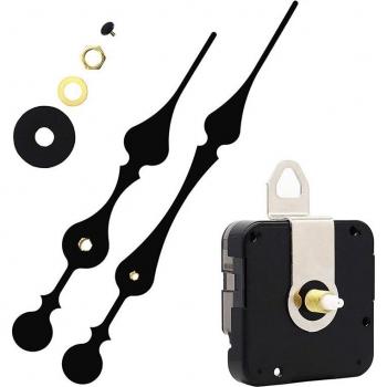 16mm Quartz Clock Mechanism with Big Spade Hands for DIY Projects