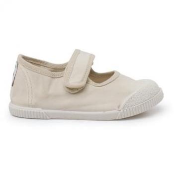 Merceditas Barefoot para Bebé Niña de Lona