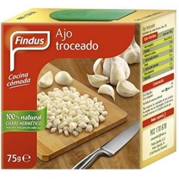 Ajo troceado congelado natural 75g Findus