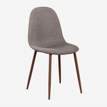 Silla de comedor tapizada Glamm Sklum Madera Oscura