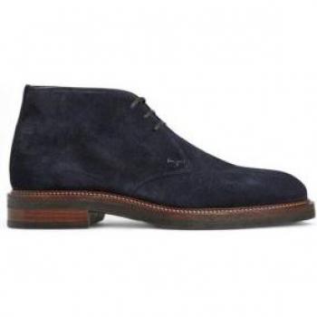 Hackett Egmont Safari Scarpe in Pelle Blu Marino EU 42