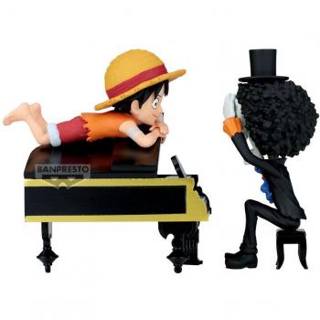 Banpresto One Piece – Monkey D. Luffy & Brook – Sammlerfigur Log Stories