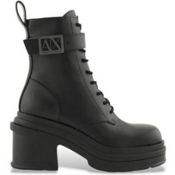 Armani Exchange Women's Black Heel Boot – Autumn/Winter Style, Size 8 US