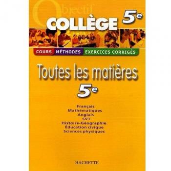 Toutes les matières 5e